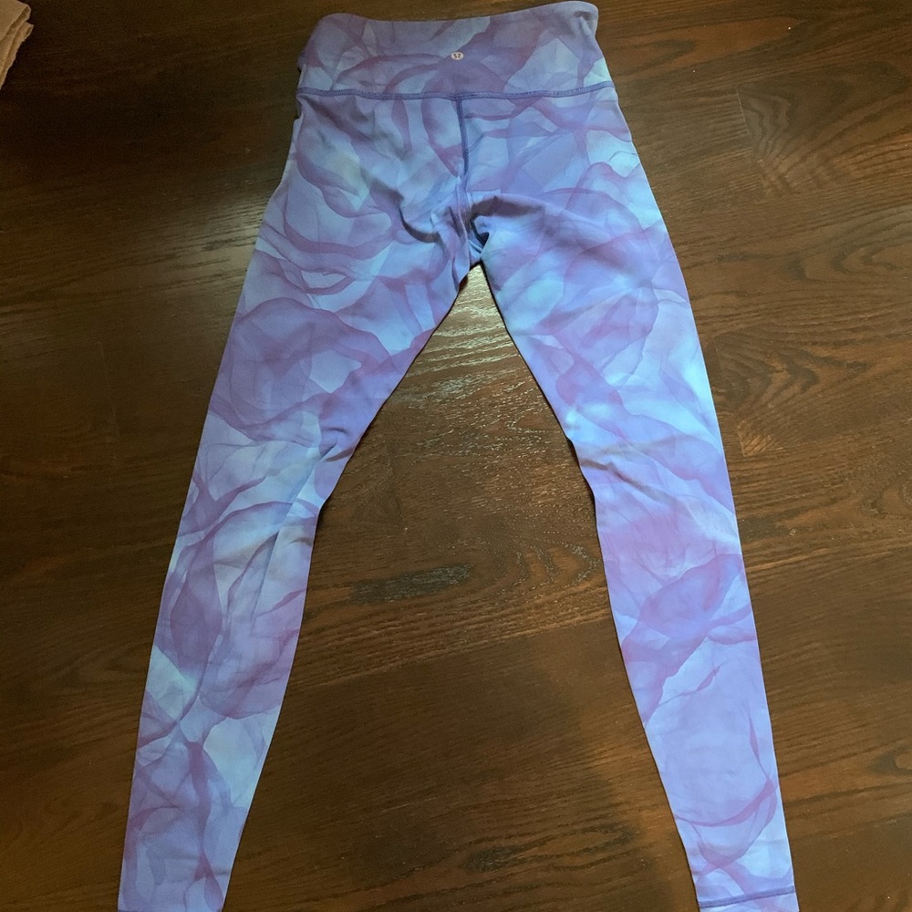 Blue Lululemon Leggings